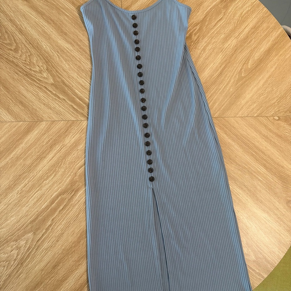 Dress forum Blue Button-Down dress